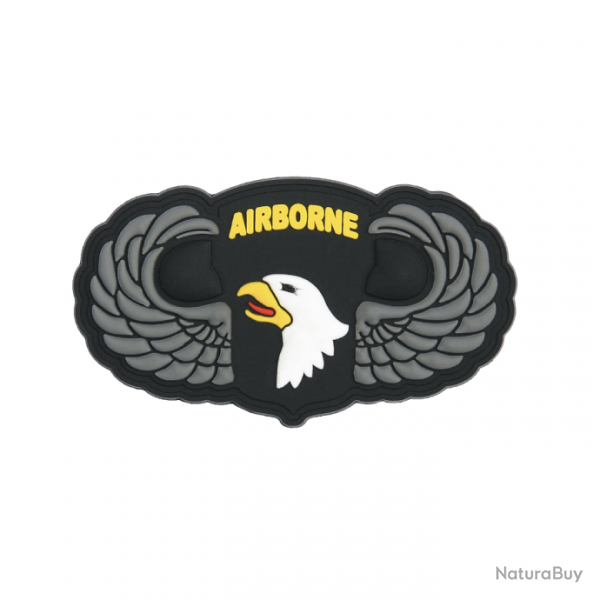Morale patch 101st Airborne silver wings 101 Inc