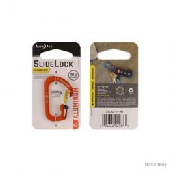 Mousqueton tendeur SlideLock Aluminium Carabiner T4 Nite Ize - Orange - T4