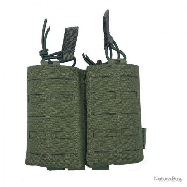 Porte-chargeur ouvert SM2A M4 1X2 Bulldog Tactical - Vert olive