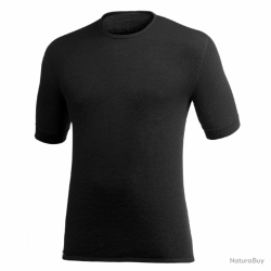 T shirt baselayer Tee 200 Woolpower Noir