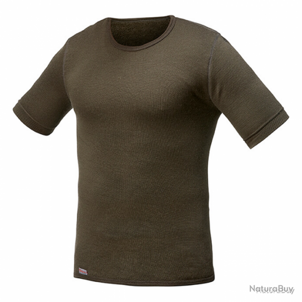 T shirt baselayer Tee 200 Woolpower Vert olive