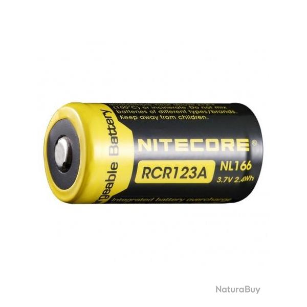 Pile/Batterie CR123 RECHARGEABLE 650mAh 3.7V | NITECORE