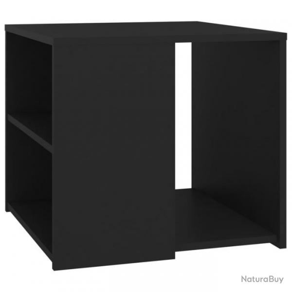 Table d'appoint Noir 50x50x45 cm Agglomr 806383