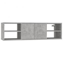 Étagère murale Gris béton 102x30x29 cm Aggloméré 806260