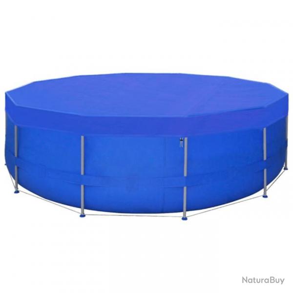 Couvertures de piscine 2 pcs PE Ronde 540 cm 90 g/m 3082802