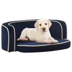 Canapé pliable pour chien Bleu 73x67x26 cm Coussin lavable 171112