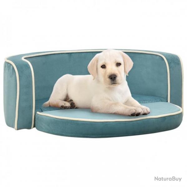 Canap pliable pour chien Turquoise 73x67x26 cm Coussin lavable 171115