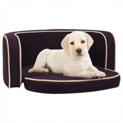 Canapé pliable pour chien Bordeaux 76x71x30 cm Coussin lavable 171121