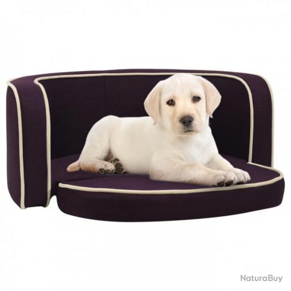 Canap pliable pour chien Bordeaux 76x71x30 cm Coussin lavable 171121