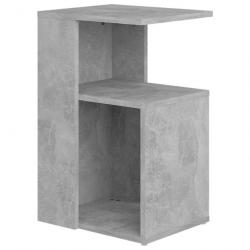 Table d'appoint Gris béton 36x30x56 cm Aggloméré 802997