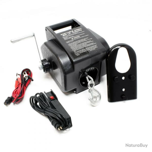 Treuil lectrique 12 volts traction jusqu' 2267 kg treuil  cble manivelle 16_0000522