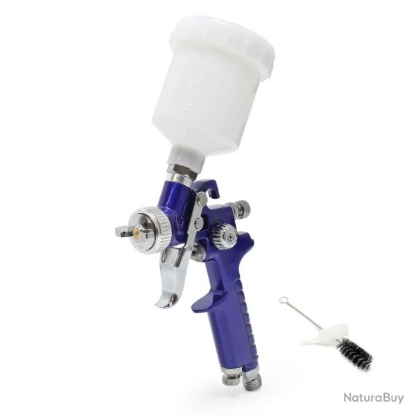 Pistolet  peinture professionnel HVLP avec buse de 0.8 mm bleu 16_0000636