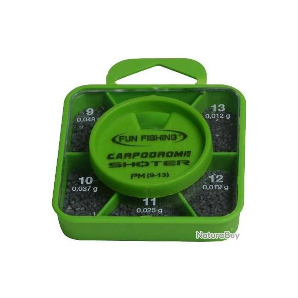 BOITE PLOMBS SHOTER BOITE 5 CASES Petit modele.PM