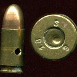 9 mm Parabellum datée de 1918 pour Luger P08 - fabrication de Spandau en Allemagne