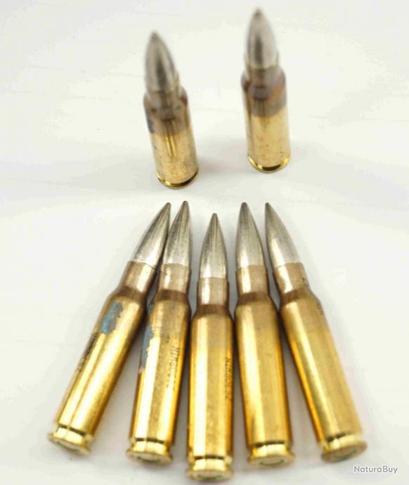Vrac de 200 munition 308 win nato de surplus armee allemande FMJ 9.42g 139  grs en stock - Balles Calibre 308 Winchester (8508714)