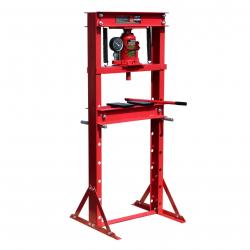 Presse d'atelier hydraulique 12 tonnes manomètre presse indicateur pression pressage rouge 16_00005