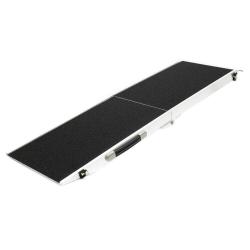 Rampe pour les chiens 110kg pliable aluminium surface antidérapante 213 x 48 cm 16_0000553