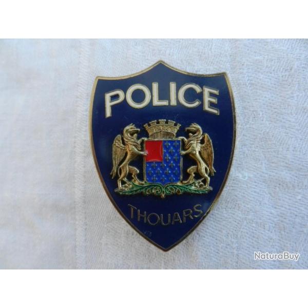 ancien insigne Police de Thouars