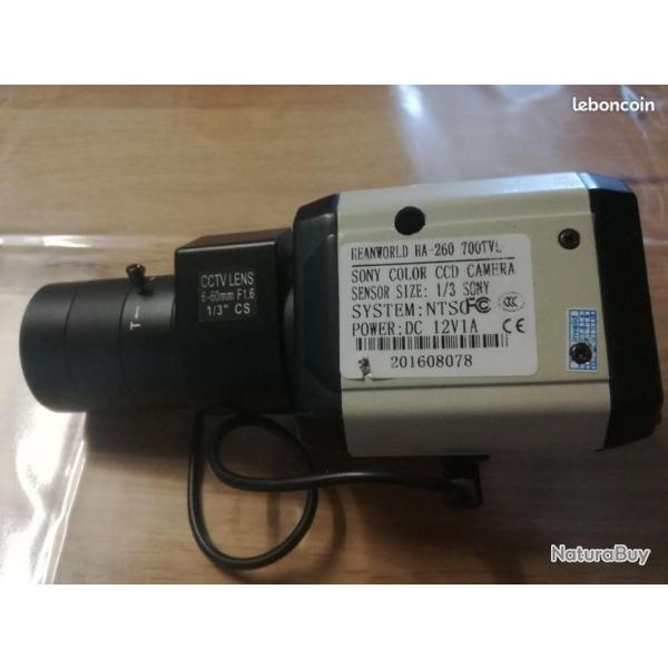 Camra de surveillance Sony avec zoom 6 / 60mm NTNCN 1/3"" vision nocturne