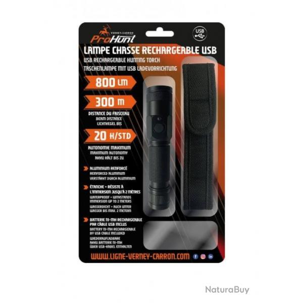 Lampe torche rechargeable ProHunt