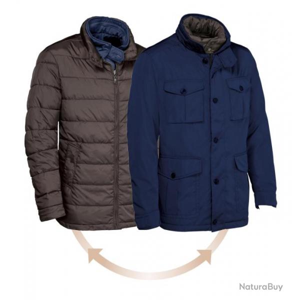 Parka rversible Ligne Verney Carron Friday Wear Marron Marine