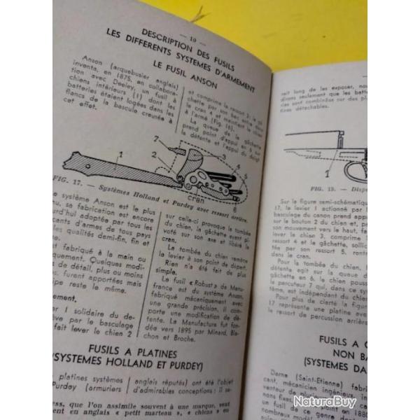 Fascicule de la collection " livres jaunes " concernant fusils .