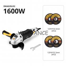 Meuleuse d Angle Pro 125mm 11000t/mn, Modele: DKAG25LD2-S2