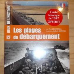 Livre Les plages du débarquement et carte débarquement Michelin- NEUF SOUS BLISTER