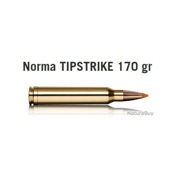 Munitions NORMA Cal.300win. mag. 11g 170gr Tipstrike par 20
