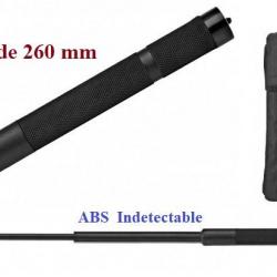 Baton Telescopique en ABS - black  de 67 cm