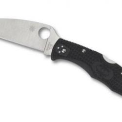 C10FPWCBK-Couteau de poche Spyderco Endura 4 Wharncliffe noir lisse