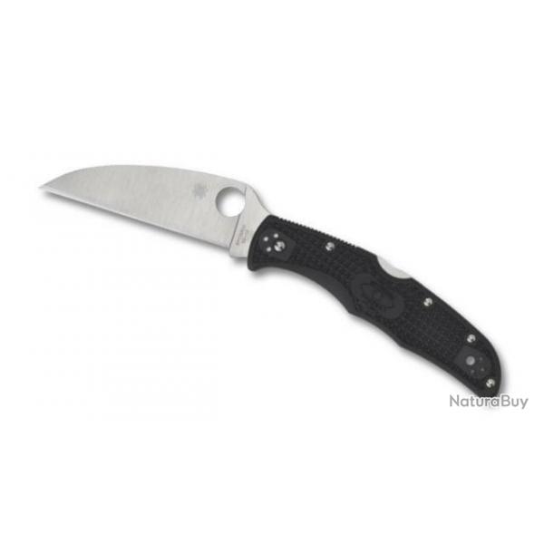 C10FPWCBK-Couteau de poche Spyderco Endura 4 Wharncliffe noir lisse