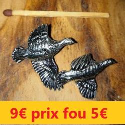 &eacute;l&eacute;gant Pin's Jack Pyke  "PERDRIX &agrave; L'ENVOL"             PINPERD
