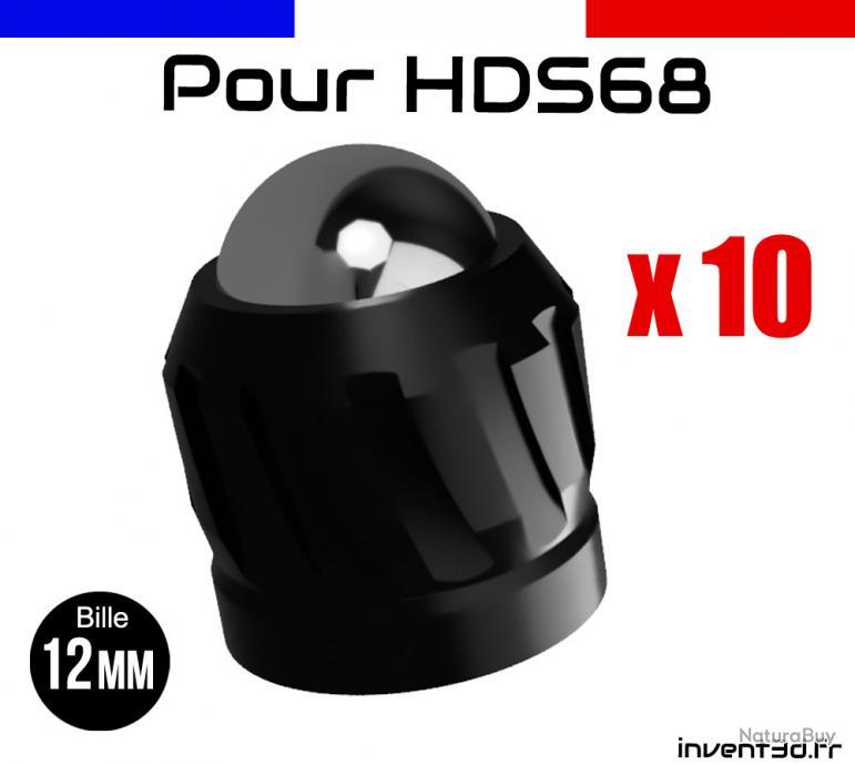 Airsoft Noir 10 slugs pour HDS68 cal.68 de Umarex billes 10mm poids 6g 