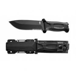 COUTEAU STRONGARM SERRATED - BLACK