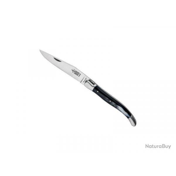 COUTEAU LAGUIOLE ANTAN CORNE MITRES INOX MAT 12CM