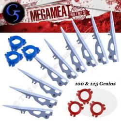 G5 MEGAMEAT Lames de remplacement pour 3 pointes de chasse