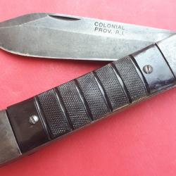 Couteau de survie Colonial pilote US Navy PROV. RI ww2