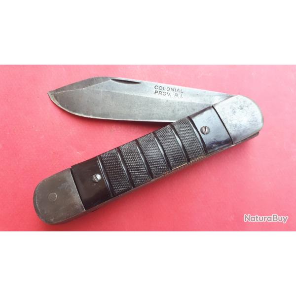 Couteau de survie Colonial pilote US Navy PROV. RI ww2