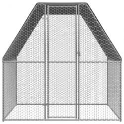 Poulailler d'extérieur 2x2x2 m Acier galvanisé 150776