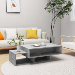 Table basse Gris béton 105x55x32 cm Aggloméré 808526