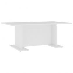 Table basse Blanc 103,5x60x40 cm Aggloméré 806840