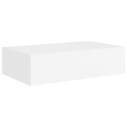 Étagères à tiroirs murales 2 pcs Blanc 40x23,5x10 cm MDF 330242