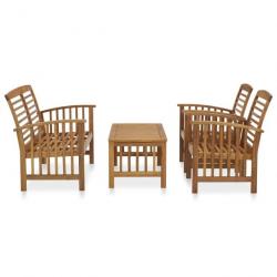 Salon de jardin 4 pcs Bois d'acacia solide 3057971