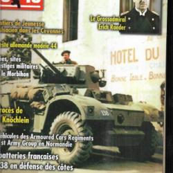39-45 Magazine 242, veste allemande mod.44, grossadmiral erich raeder, camus, batterie de 138 frança