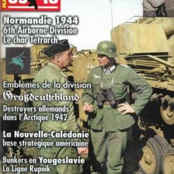 39-45 Magazine 207 emblème grossdeutschland , bataille de la fière juin 1944, kriegsmarine , mk VII