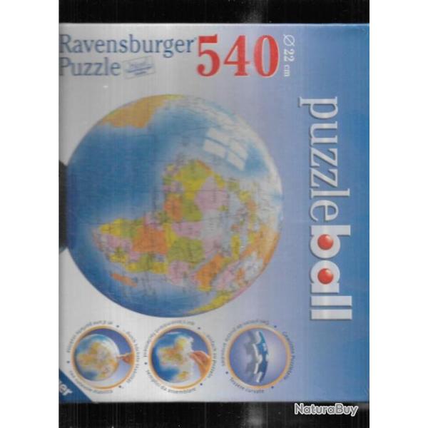 puzzle 3 d globe terrestre diamtre 22 cm ravensburger sous blister