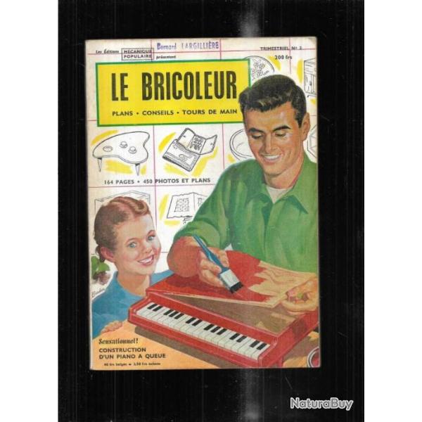 le bricoleur 2 par mcanique populaire 1954, cabane  outils jardin, jouets en carton, fabriquez vos