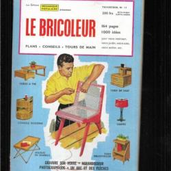 le bricoleur 13 par mécanique populaire 1957 petit mobilier, meuble en bambou, flèches arc , outilla