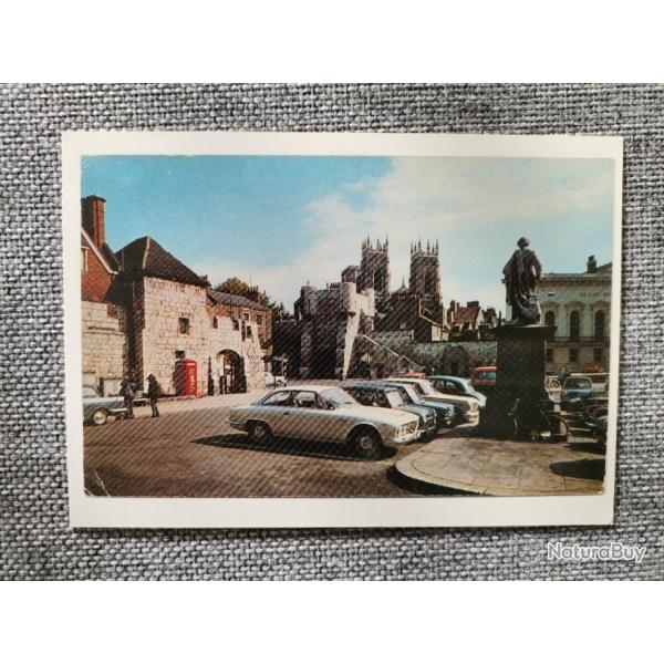 Carte postale Minster and Bootham Bar York Alfa Mini Ford